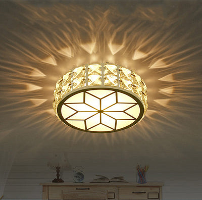 Circular Pendant Lamp, Hallway Light, Bedroom Light