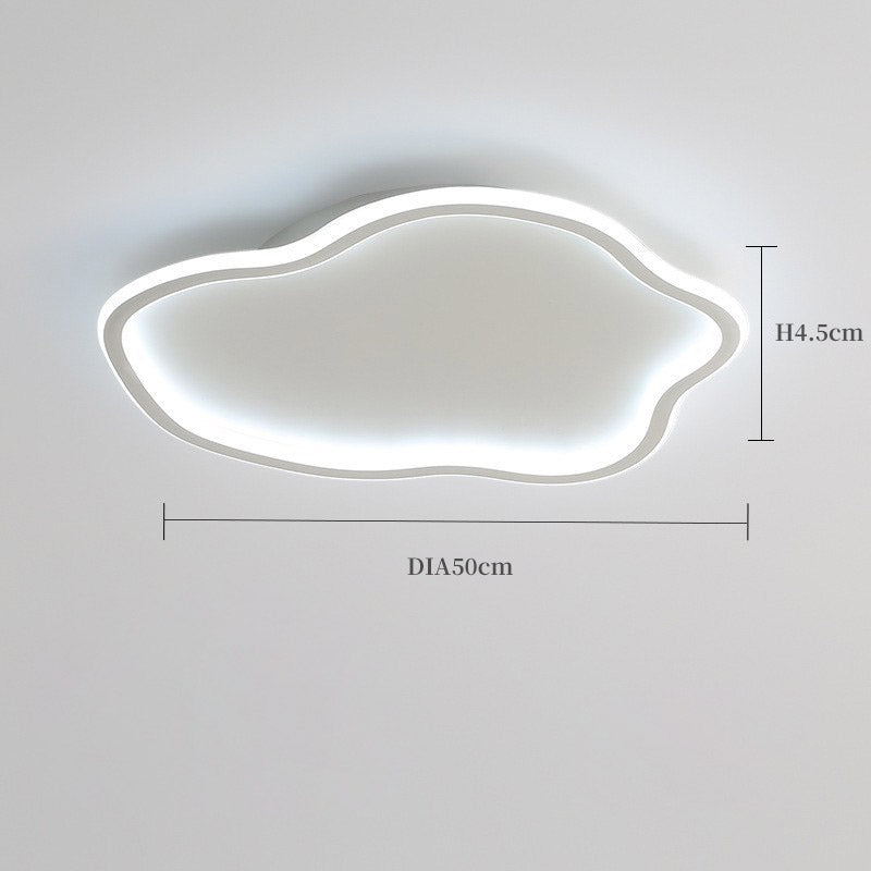 Cloudy Ceiling Light, Flush Mount Ceiling Fixture, Bedroom Ceiling Light