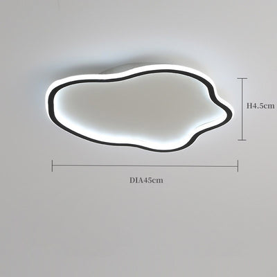 Cloudy Ceiling Light, Flush Mount Ceiling Fixture, Bedroom Ceiling Light