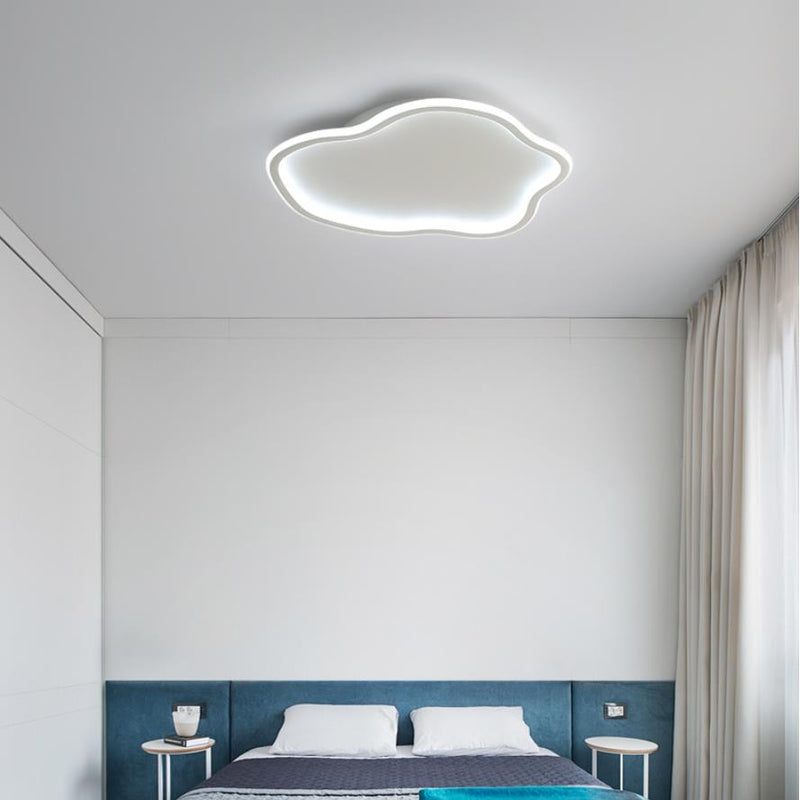 Cloudy Ceiling Light, Flush Mount Ceiling Fixture, Bedroom Ceiling Light