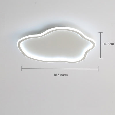 Cloudy Ceiling Light, Flush Mount Ceiling Fixture, Bedroom Ceiling Light