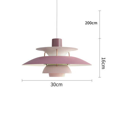 Colorful Flying Saucer Pendant Light, Scandinavian Pendant Light, Dining Room Light