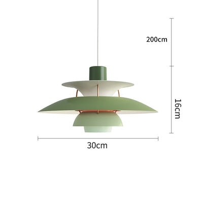 Colorful Flying Saucer Pendant Light, Scandinavian Pendant Light, Dining Room Light