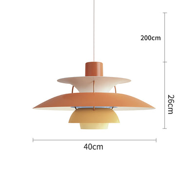 Colorful Flying Saucer Pendant Light, Scandinavian Pendant Light, Dining Room Light