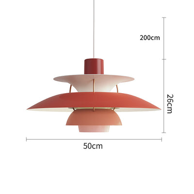 Colorful Flying Saucer Pendant Light, Scandinavian Pendant Light, Dining Room Light