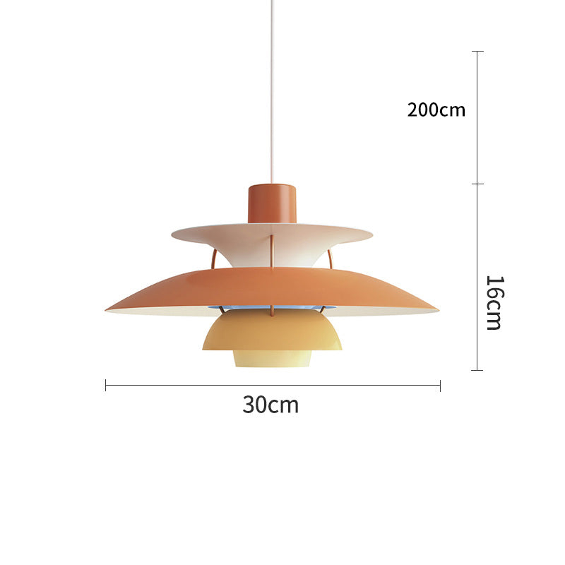 Colorful Flying Saucer Pendant Light, Scandinavian Pendant Light, Dining Room Light