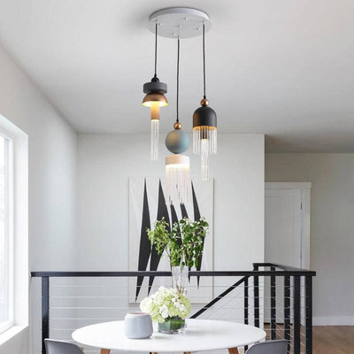 Colorful Macaroon Chandelier, Pendant Light for Living Room