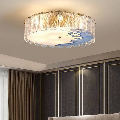 Colorful Sea Ceiling Light, Modern Living Room Ceiling Light