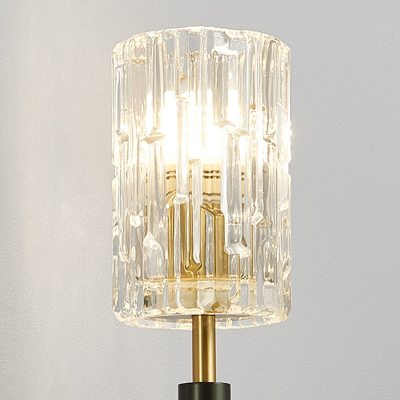 Copper Crystal Wall Light, Vintage Wall Light for Bedroom