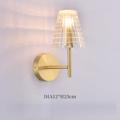 Copper Wall Light, Bedside Light for Bedroom