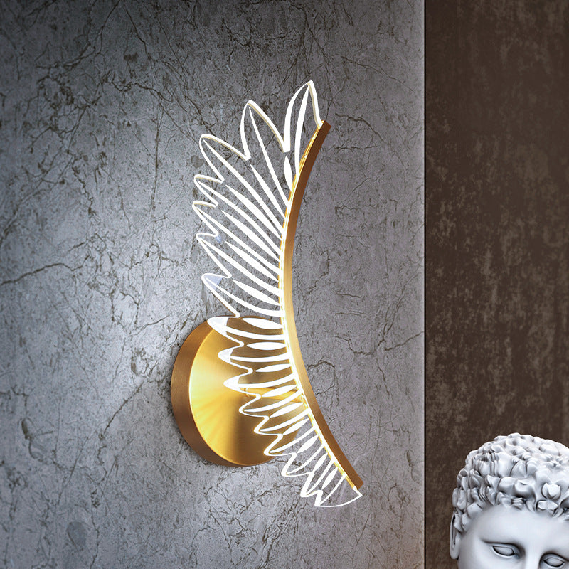 Copper Wing Wall Light, Wall Light for Bedroom