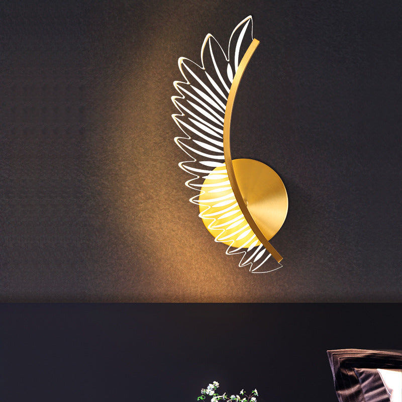 Copper Wing Wall Light, Wall Light for Bedroom