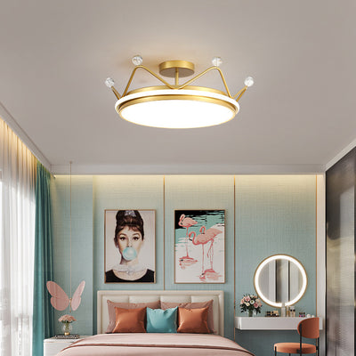 Crown Ceiling Light, Bedroom Ceiling Light