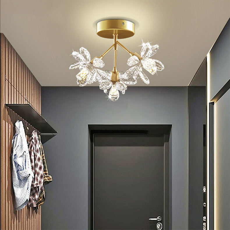 Crystal Ceiling Light, Hallway Ceiling Light, Foyer Light