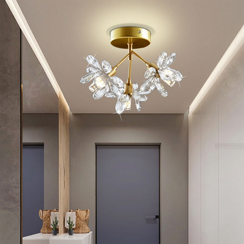 Crystal Ceiling Light, Hallway Ceiling Light, Foyer Light