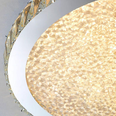 Crystal Circle Chandelier, Chandelier for Living Room