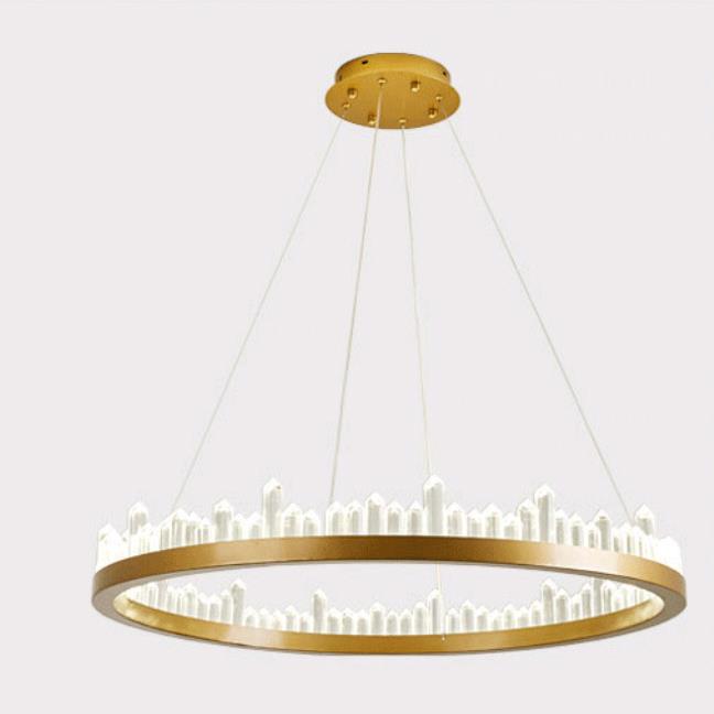 Crystal Hanging Light, Circle Crystal Chandelier