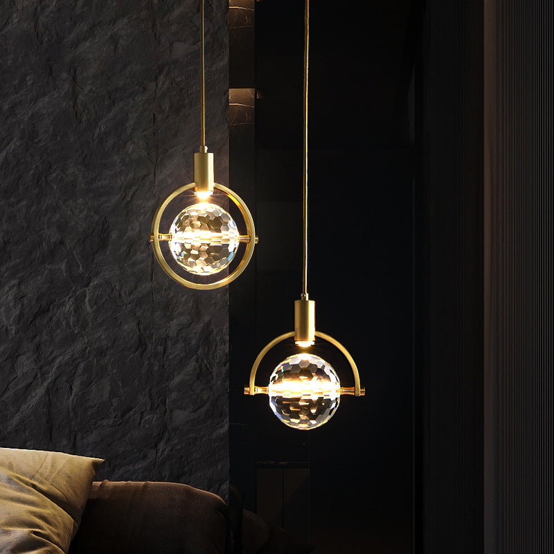 Crystal Hanging Light, Pendant Light for Bedroom