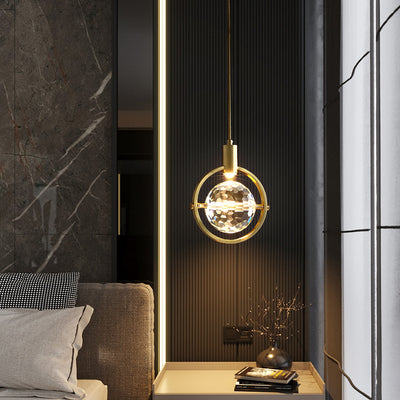 Crystal Hanging Light, Pendant Light for Bedroom