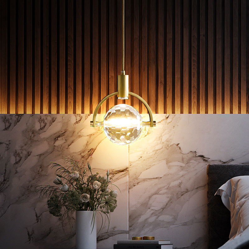 Crystal Hanging Light, Pendant Light for Bedroom