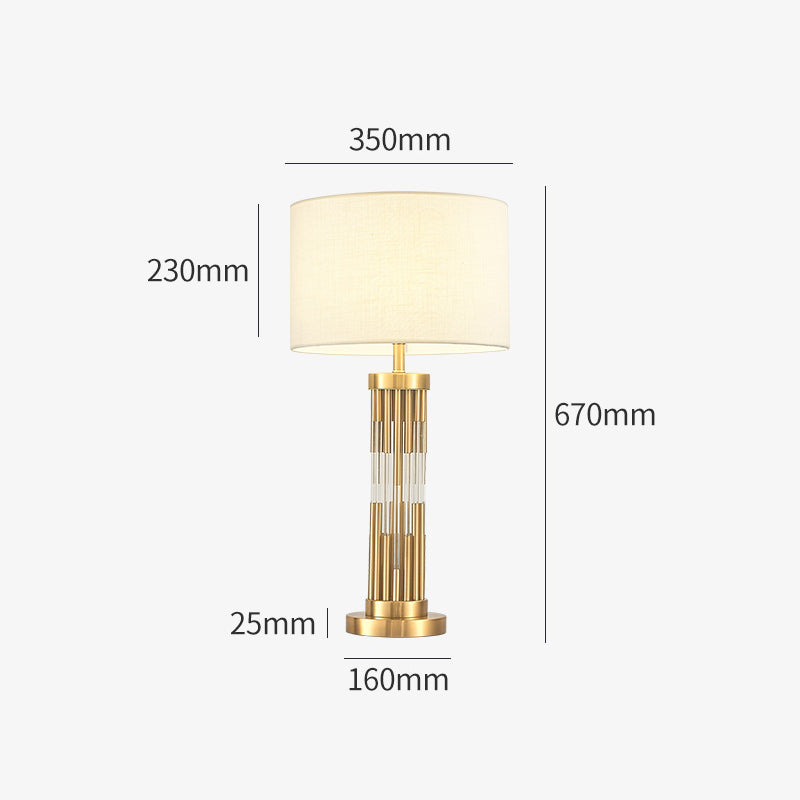 Crystal Table Lamp, Table Lamp for Bedroom