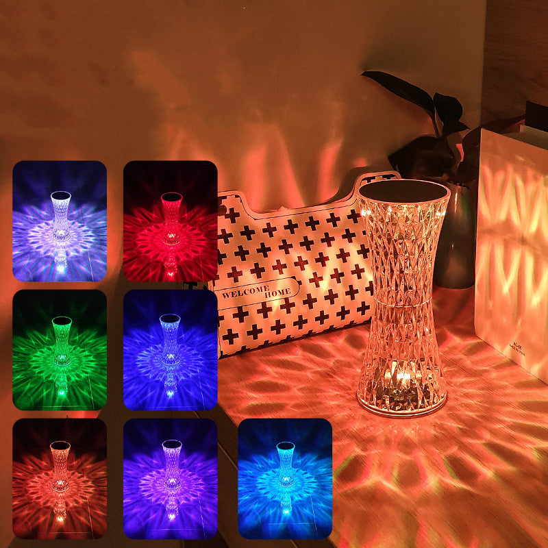 Crystal Table Light, Diamond Table Light - Multicolour