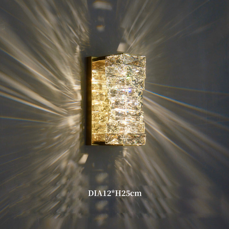 Crystal Wall Light, Bedside Wall Light, Hallway Light