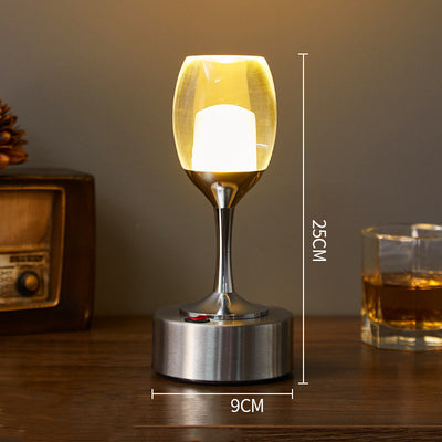 Crystal Wine Cup Bar Night Light