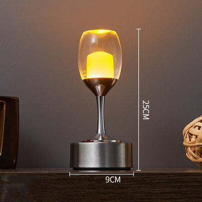 Crystal Wine Cup Bar Night Light