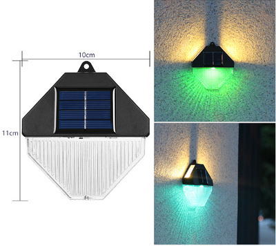 Diamond Solar Wall Light - Set of 4