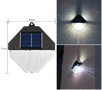 Diamond Solar Wall Light - Set of 4