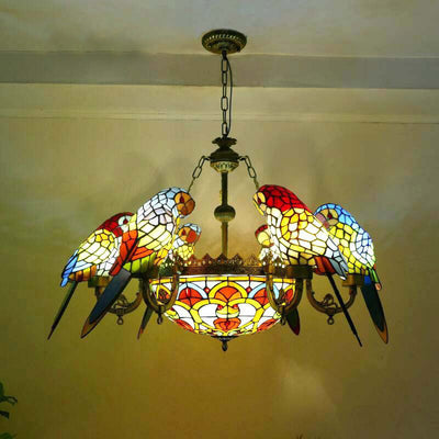 European Style Tiffany Lamp, Glass Pendant Light, Dining Room Light