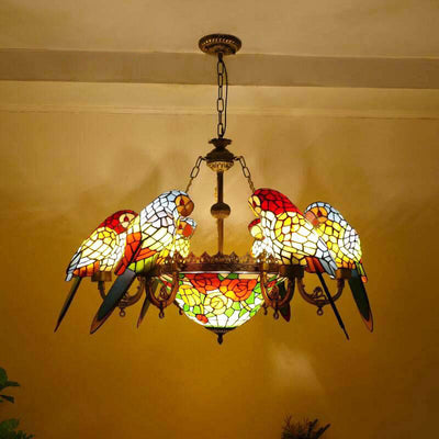 European Style Tiffany Lamp, Glass Pendant Light, Dining Room Light