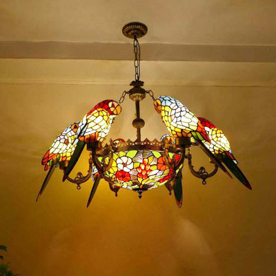 European Style Tiffany Lamp, Glass Pendant Light, Dining Room Light