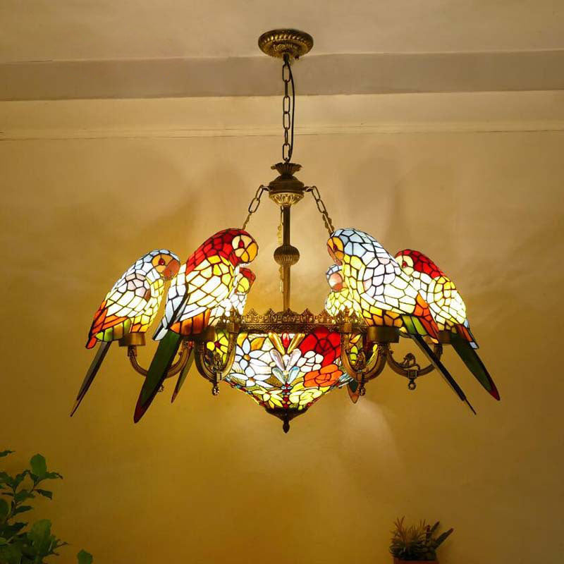 European Style Tiffany Lamp, Glass Pendant Light, Dining Room Light