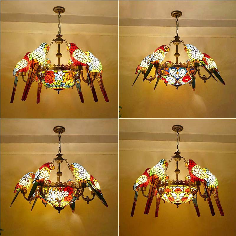 European Style Tiffany Lamp, Glass Pendant Light, Dining Room Light