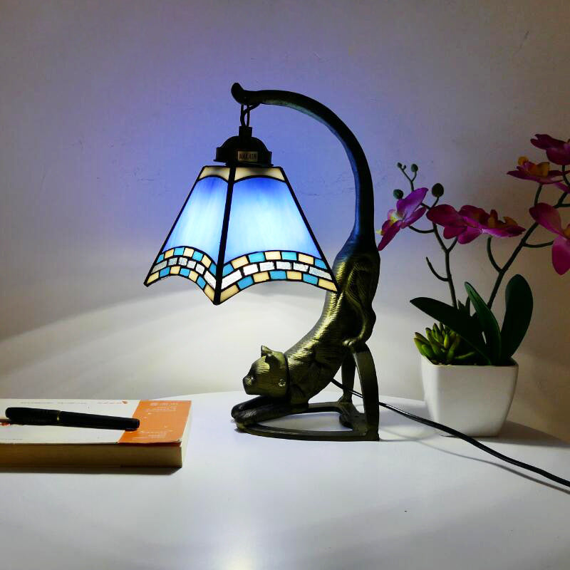 European Style Tiffany Table Lamp, Reading Light, Bedroom Light