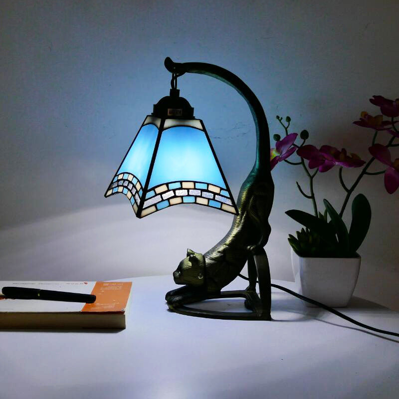 European Style Tiffany Table Lamp, Reading Light, Bedroom Light