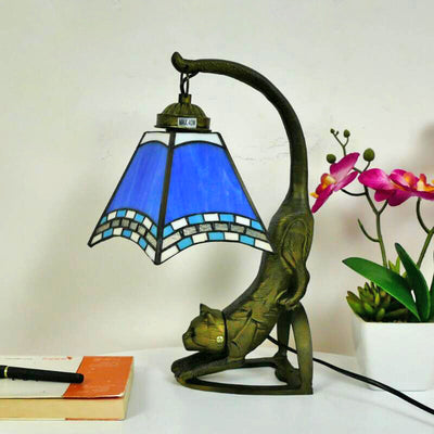 European Style Tiffany Table Lamp, Reading Light, Bedroom Light