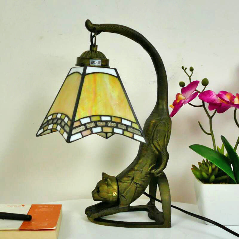 European Style Tiffany Table Lamp, Reading Light, Bedroom Light