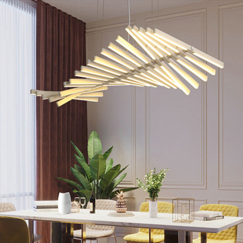 Fishbone Hanging Light, Hanging Light for Dining Room