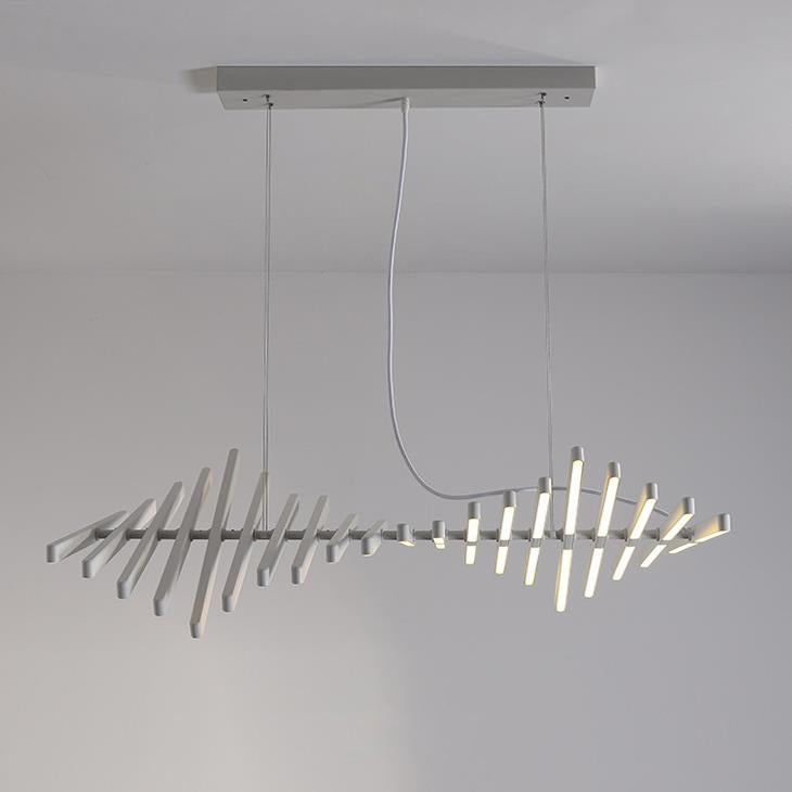 Fishbone Hanging Light, Hanging Light for Dining Room