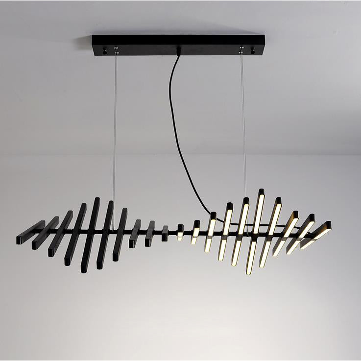 Fishbone Hanging Light, Hanging Light for Dining Room