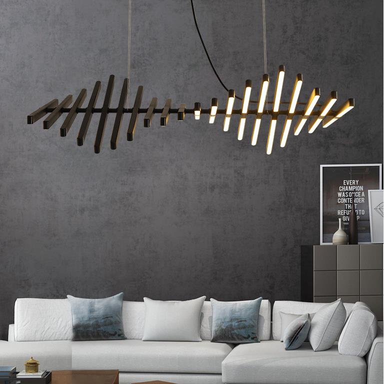 Fishbone Hanging Light, Hanging Light for Dining Room