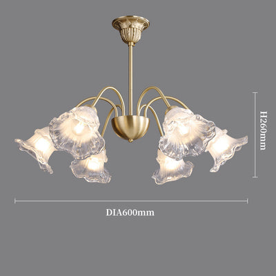 Flower Chandelier, Pendant Light for Bedroom