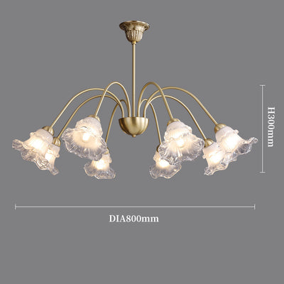 Flower Chandelier, Pendant Light for Bedroom