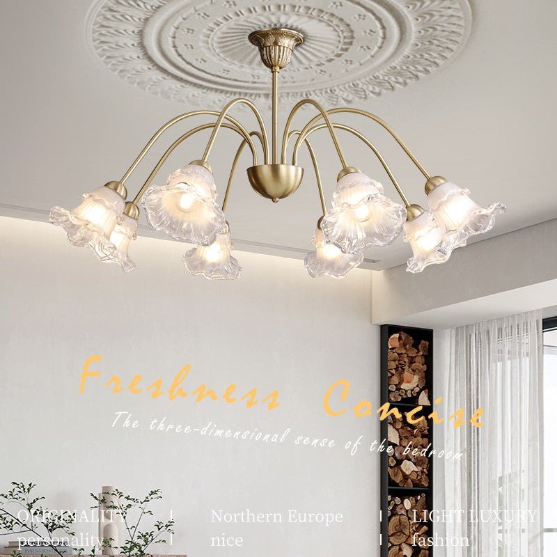 Flower Chandelier, Pendant Light for Bedroom