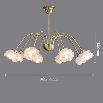 Flower Chandelier, Pendant Light for Bedroom