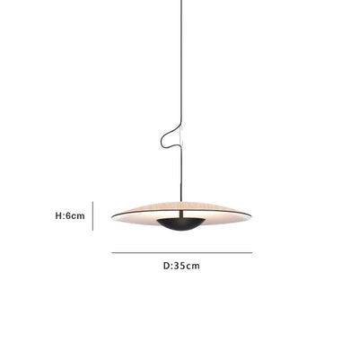 Flying Saucer Modern Pendant Light, Modern Reading Light, Living Room Light