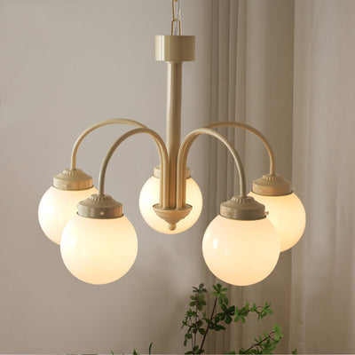 French Scandinavian Chandelier, Pendant Light for Bedroom, Dining Room Light